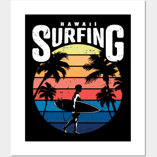 Hawaii Surfing Posters and Art